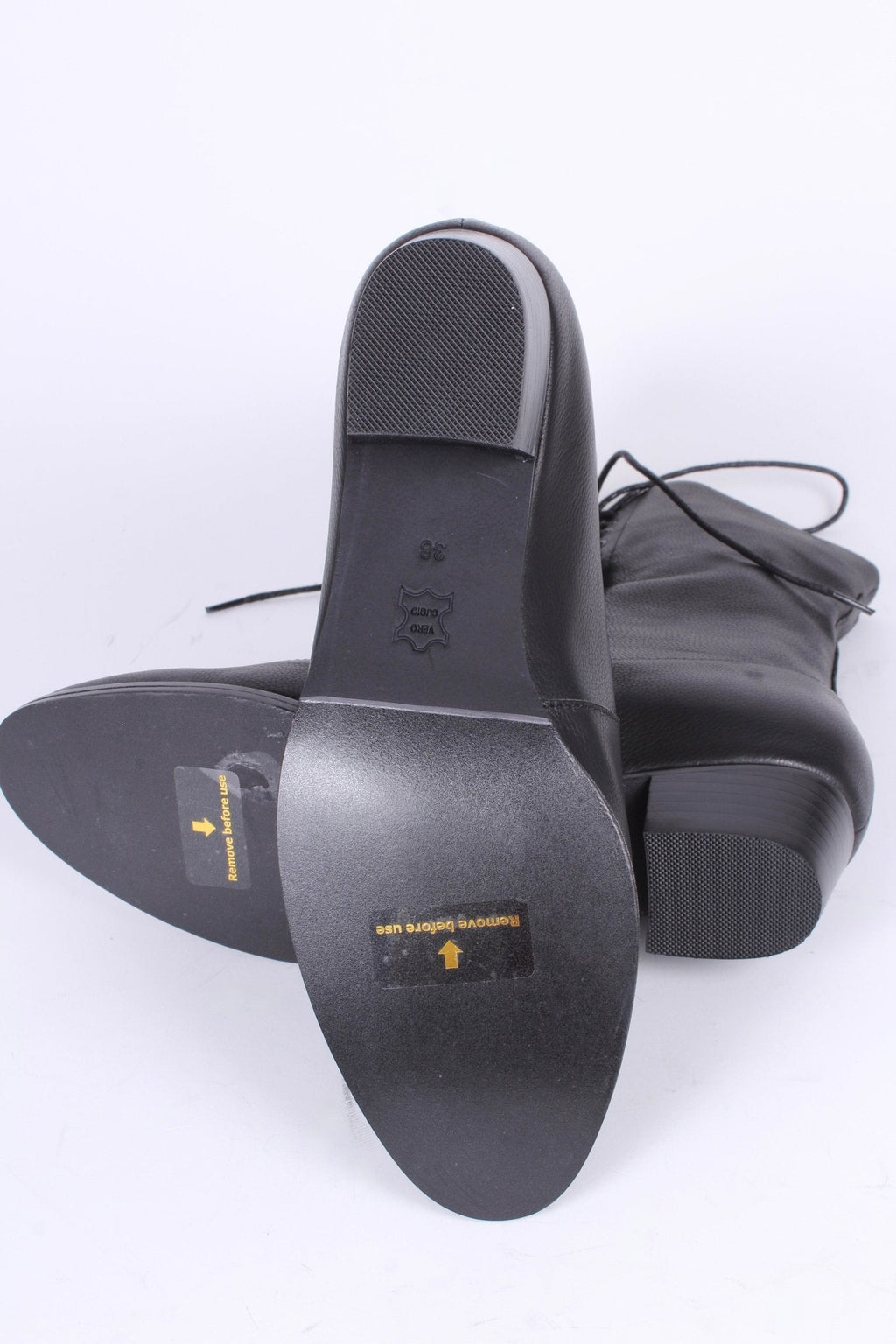 1910s Everyday Lace-up Boots - Black - Ruth