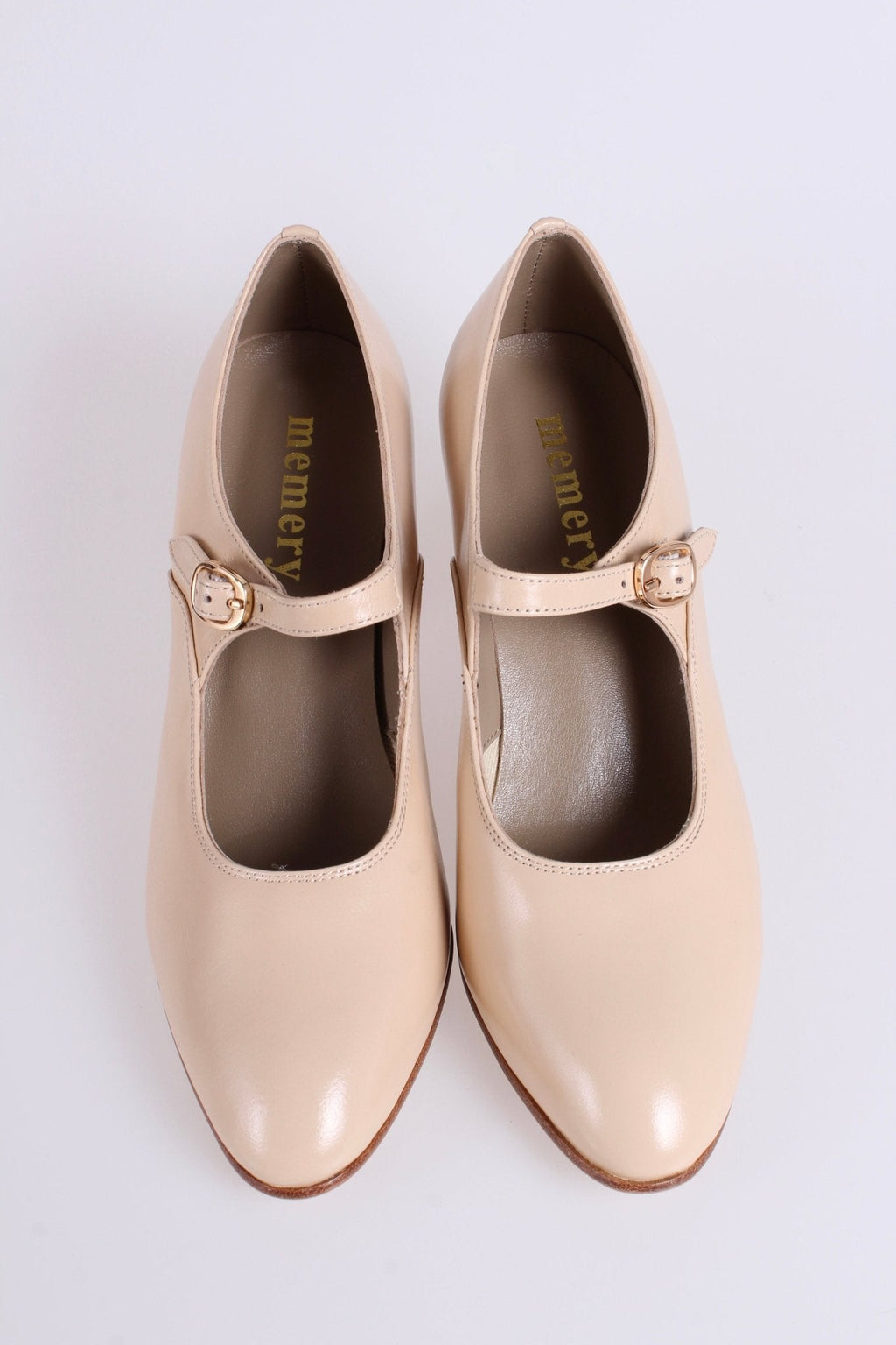 1920's inspired Mary Jane pumps - Cream - Yvonne