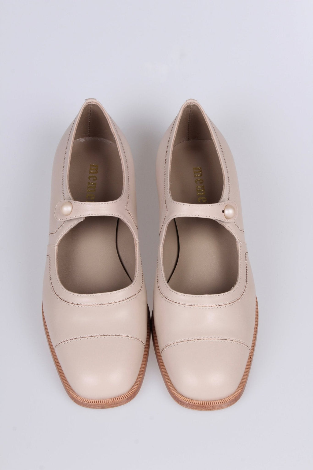 1920s everyday shoe - Cream - Ruby